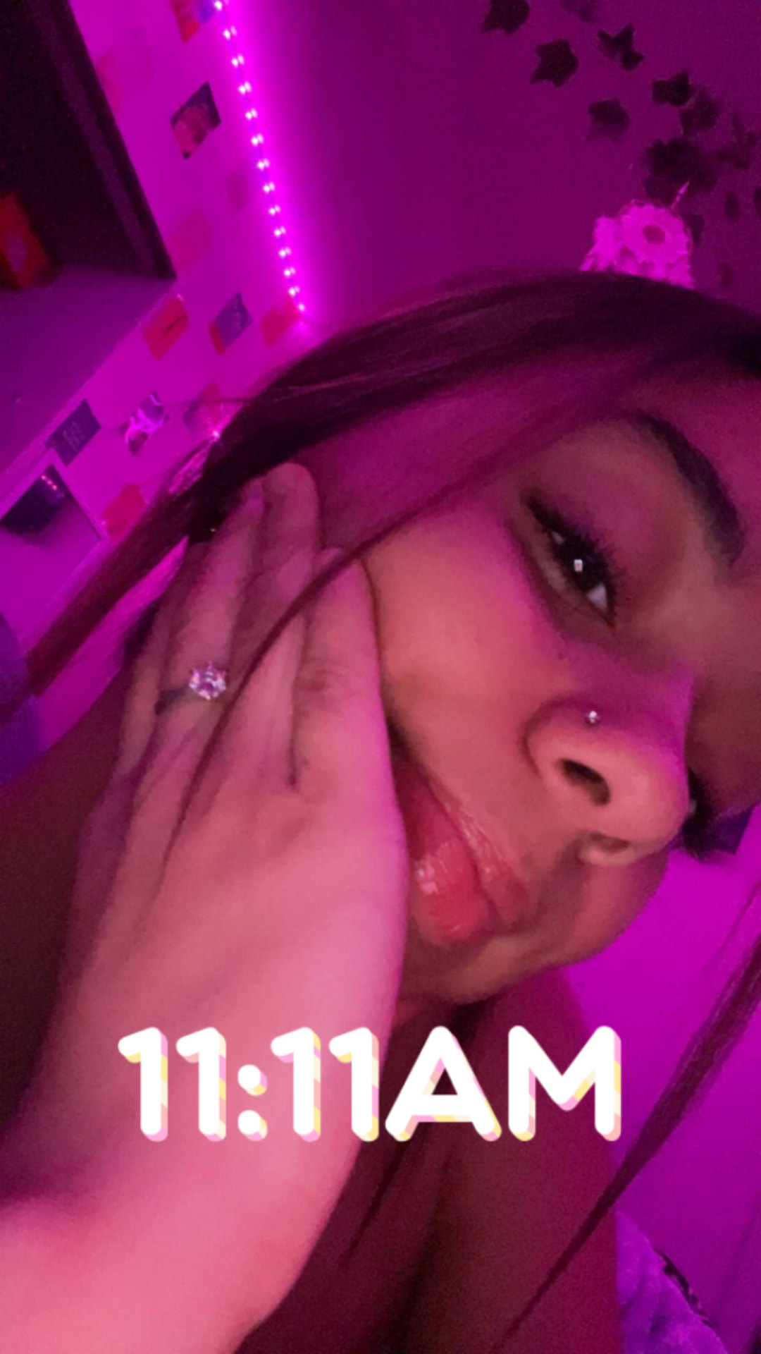 Alayiah with an 11:11 AM timestamp